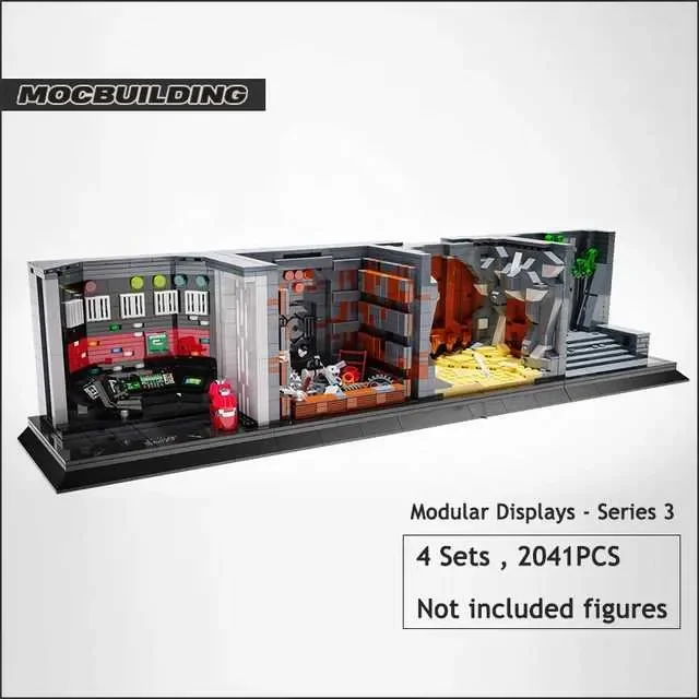 Blocks Movie Ultimate Collector Mini Model Modular Displays Moc Building Block DIY Assembly Bricks Creative Street View Toys Gifts 240120