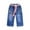 Blue B4, variant on Girls Denim Pants Casual Fashion Elastic Waist Jeans Spring Summer Flare Trousers with Pockets Kids Clothes Girls Size 2-8