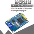 thumbnail image 2 of Cable de datos Placa de módulo de bus CAN MCP2515 TJA1050 Receptor SPI para controlador 51 MCU Tmvgtek Nuevos Originales, 2 of 9