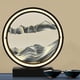 thumbnail image 4 of Lámpara de mesa de arenas movedizas, cuadro artístico de arenas móviles dinámicas, reloj de arena redondo, paisaje de arena Negro Negro Blanco, 4 of 9