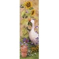 thumbnail image 2 of Matcham, Marcia 9x18 Black Ornate Wood Framed with Double Matting Museum Art Print Titled - Garden March II, 2 of 4