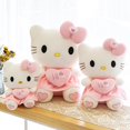 thumbnail image 3 of Sanrio Hello Kitty Pink Plush Stuffed Toys Anime Cartoon Plushie Doll Soft Stuffed Pillow Toys For Children Birthday Xmas Gifts, 3 of 4