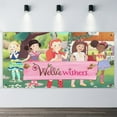 thumbnail image 2 of Wellie Wishers-Theme Backdrops Banner Birthday Party Decor Supplies Personalized Party Backdrop Decoration,5x3ft（150x90cm）, 2 of 6