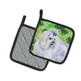 thumbnail image 2 of Caroline's Treasures Maltese St Patrick's Pair of Pot Holders, 2 of 2