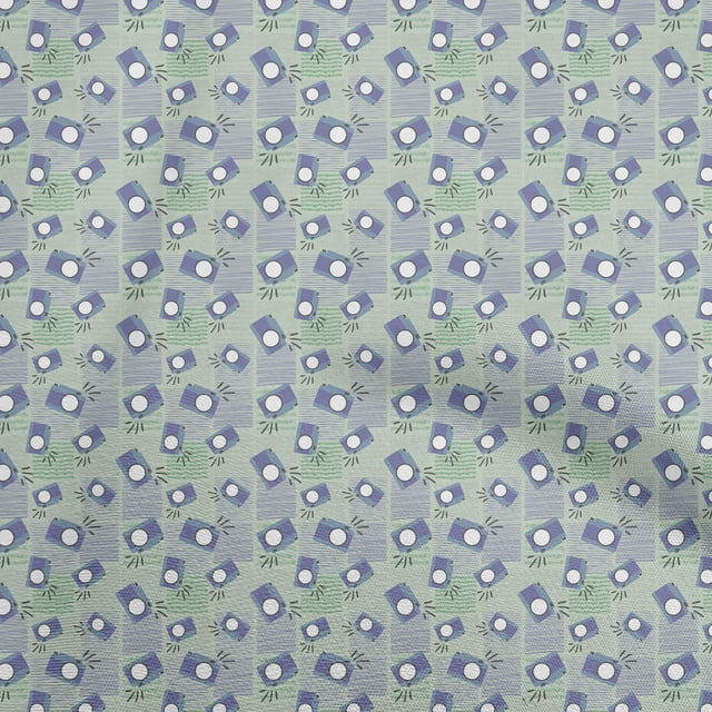 oneOone Viscose Chiffon Light Green Fabric Travel Craft Projects Decor Fabric Printed By The Yard 42 Inch Wide