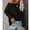 Black, variant on YouLoveIt Women's Casual Round Neck Pullover Top Long Sleeve Tops Ladies Loose Tunic T-shirts Pullover Sweatshirts with Pocket Long Sleeve Shirts