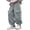Gray, variant on Ohufall 5-14Y Girls and Boys Sweatpant Winter Elastic Waist Sweatpants with Multi Pockets Wide Leg Trousers