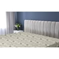 thumbnail image 5 of Ambesonne Boho Fitted Sheet, Lace Pattern Geometric Swirls, Twin Size, Eggshell Dimgray, 5 of 5