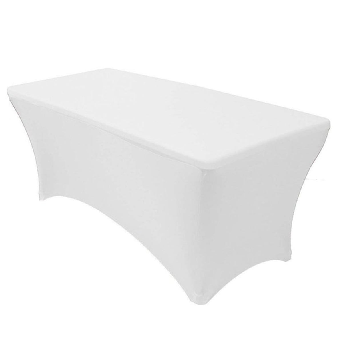 4/6/8ft Rectangular Table Cover Fitted Tablecloth Covers for Wedding Party Event 