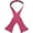 Fuschia, variant on Men's Self-Tie Satin Bow Tie - Faux Silk (White)