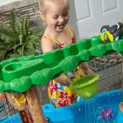 Step2 Tropical Rainforest Water Table for Toddlers with 13-Piece Playset, Blue