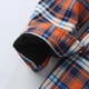 thumbnail image 3 of Men's Winter Coat Short Thick Fleece Lining Parka Transition Jacket A5 Orange XL, 3 of 5