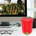 thumbnail image 2 of Parrot Trash Can Intelligence Develop Plastic Birds Supplies Parrot Plaything Mini Strawberry Trash Can, 2 of 6