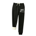 thumbnail image 1 of Womens' Warm Legging plus Size 50% Off on Clearance Printed Leggings With Elastic Drawstring Pockets And Thick Insulation Pants, 1 of 5