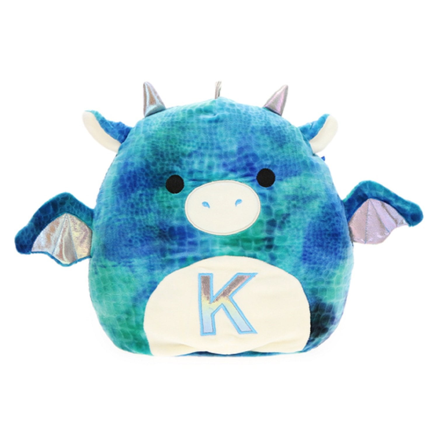 Squishmallows 12" Dragon Monogrammed 'K', 1 Count Only (Designs May