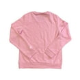 thumbnail image 2 of Adidas Women's Long Sleeve Soft Stretch Graphic Logo Sweatshirt (True Pink/White, M), 2 of 3