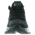 thumbnail image 3 of Steve Madden Womens Maxima Casual and Fashion Sneakers Black 6 Medium (B,M), 3 of 5