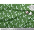 thumbnail image 3 of Soimoi Green Rayon Fabric Artistic Banana Leaves Printed Craft Fabric by the Yard 56 Inch Wide, 3 of 3