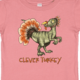 thumbnail image 4 of Inktastic Clever Turkey Thanksgiving Dinosaur Boys or Girls Baby T-Shirt, 4 of 5