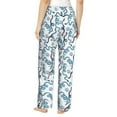 thumbnail image 3 of Xecao Hand Drawn Snake Women's Straight Lounge Pajama Pants: The Epitome of Relaxed Sleepwear, 3 of 9