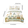 thumbnail image 3 of AURIGATE Easter Gnome Bunny Duvet Cover Set 3 Piece, 78.74×90.55in Cloth Easter Egg Rabbit Bedding Set with 2 Pillowcases, Spring Gnome Themed Bed Set for Bedroom Easter Home Decoration, 3 of 6