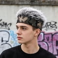 thumbnail image 4 of Novelty Hair Hat Peaked Baseball Cap Wig Accessory For Parties And, 4 of 6