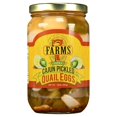 7 Farms Pickled Jalapeno Quail Eggs 4 Jars Net Wt. 16 Oz (454g