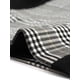 thumbnail image 5 of Chaleco vintage para mujer, chaleco a cuadros con botones, chalecos de trabajo elegantes Negro M, 5 of 6