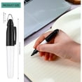 thumbnail image 2 of 24-Pack Bulk Mini Permanent Markers, Heavy-Duty Permanent Ink with Keychain Clip for Nurse, Office & Outdoor Use, 2 of 6