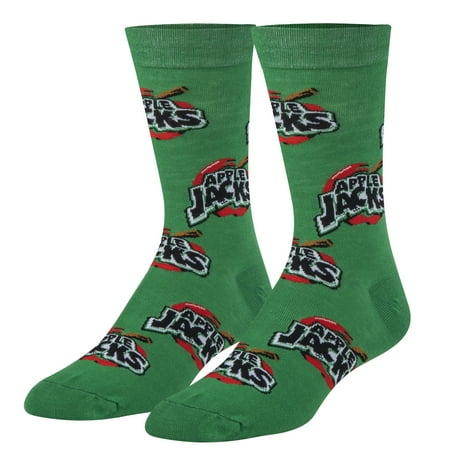 

Crazy Socks Unisex Food Apple Jacks Crew Socks Novelty Silly Fun Cute