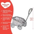 thumbnail image 2 of Cochecito de juguete Adora Rainbow Zig Zag Baby Doll Wagon, 2 of 6