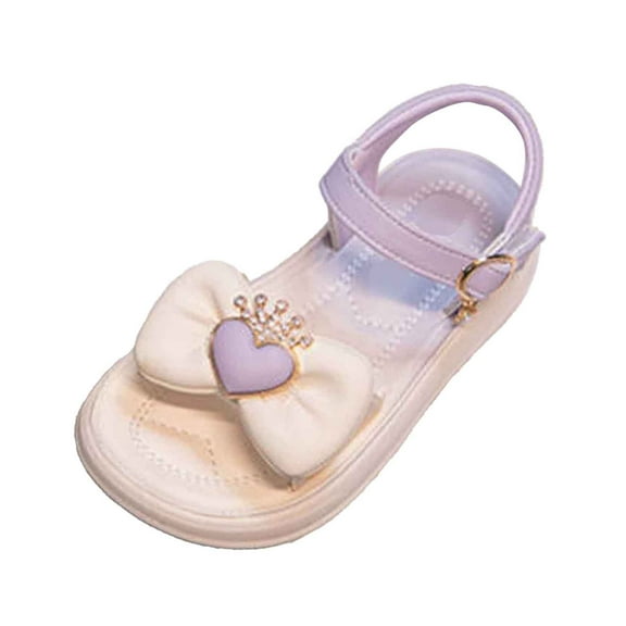 WZEIIOT Toddler Girls Jelly Sandals Shiny Soft Sole Close Toe Sport Sandals Kids Girls Summer Breathable Hollow Outdoor Beachy Fisherman Sandal