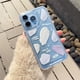 thumbnail image 1 of Funda de teléfono con pintura al óleo INS, nubes, cielo azul, para iPhone 13, 12, 11 Pro Max, X, XR, XS Max, 14 Plus, Graffiti, transparente, suave, a prueba de golpes, 1 of 4