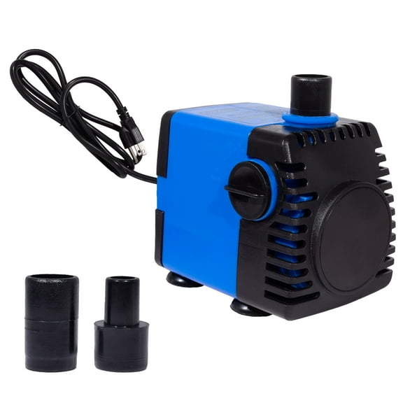 Aquarium Fish Tank Water Pump 160 GPH Adjustable 15" SJTW 3-Prong Plug