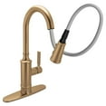thumbnail image 5 of MOEN 87679BZG Gilden Single Handle Pull-Down Sprayer Kitchen Faucet with Reflex and Power Boost in Bronzed Gold, 5 of 9