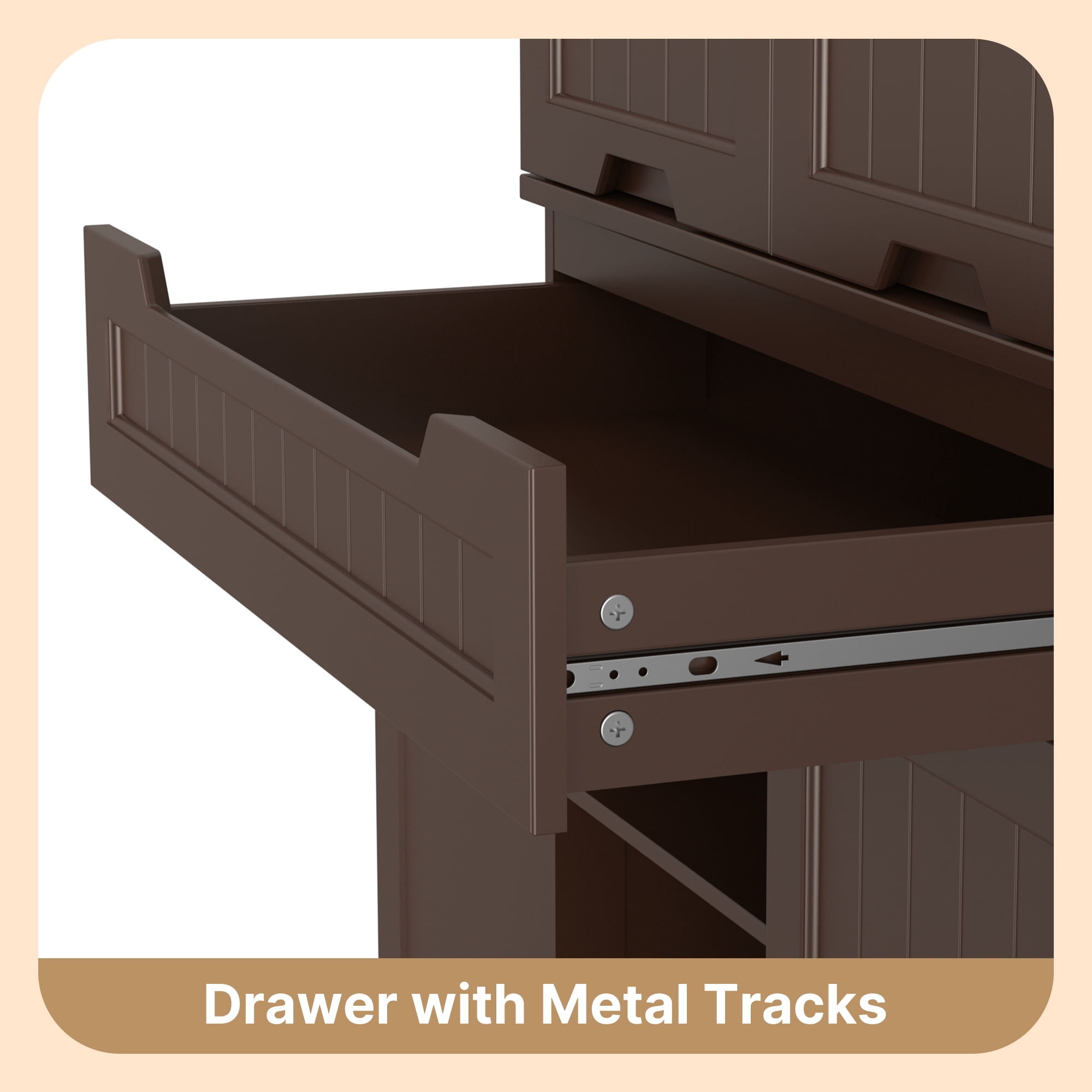 Pantry Cabinet Clearance, Lofka 71" Large Kitchen Storage Cabinet with Adjustable Shelves & Anti-Tip Design, 4 Doors, 12 Shelves, 1 Drawer, Dark Brown