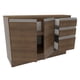 thumbnail image 3 of Mueble de Cocina Para Tarja MADESA Glamy 120 cm 2 Puertas 3 Cajones Marrón, 3 of 9