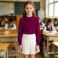 thumbnail image 2 of HIPYLO Thermal Tops for Girls Tops Teens Girls Size 8 Long Sleeve Tops Kids Christmas Shirts Cropped Shirts Toddler Clothes Girls 3t Girls Clothes 18, 9-10 Years, 2 of 7