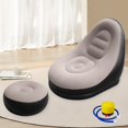 thumbnail image 2 of Portable Lounge Chair Set with Ottoman, Coffee, 2 of 6