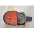 thumbnail image 4 of Nautical India Robert Frost 2.5" Poem Compass with Handmade Brown Leather Case, 4 of 6