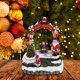 thumbnail image 1 of Caja de música navideña, decoración navideña para niños en un columpio, movimiento musical iluminado creativo, regalos de fiesta para esposas, niñas,, 1 of 8