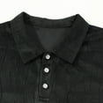thumbnail image 5 of Men's Knit Shirts Short Sleeve Button Down Polo Shirt Vintage Casual Summer Beach Shirts, 5 of 9