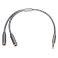 thumbnail image 4 of Cable de extensión para auriculares,Cable de extensión para auriculares 4 Cable en Y para auriculares Cable de extensión de poste creado magistralmente, 4 of 12