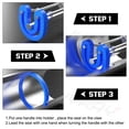 thumbnail image 3 of 3pc Hydraulic Cylinder Piston Rod Seal U-cup Installation Tool Kit Set Universal, 3 of 11