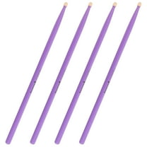 2 Pairs Purple Drum Sticks Bulk Maple 5b Drumsticks Accessories Child