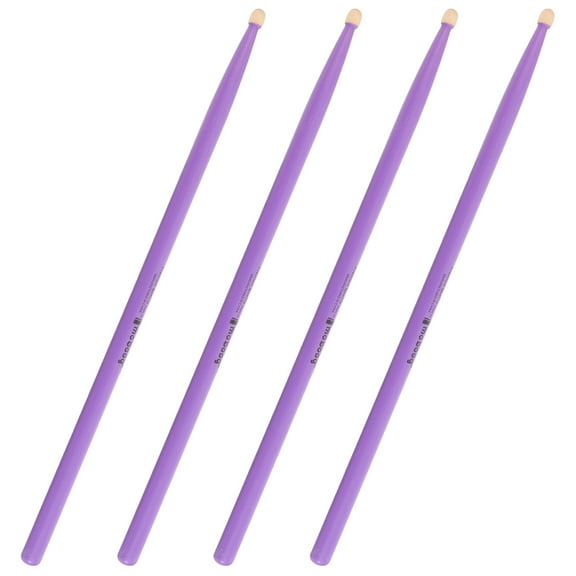 2 Pairs Purple Drum Sticks Bulk Maple 5b Drumsticks Accessories Child