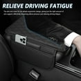 thumbnail image 4 of Upgraded Car Center Console Cover,Microfiber Leather Car Armrest Cover Cushion with 2 Storage Bags,Universal Car Armrest Storage Box Car Interior Accessories for Most Vehicles (Black), 4 of 11