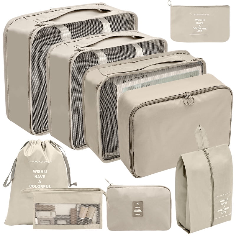 Pcs Travel Packing Organizers Travel Packing Cubes for Suitcase