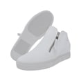 thumbnail image 2 of Steve Madden Womens Click Knit Slip On Wedge Sneaker White 7.5 Medium (B,M), 2 of 3