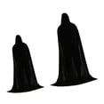 thumbnail image 4 of BELOVING 2 Pcs Cape à Capuche Femmes Hommes Unisexe Adultes Déguisement Carnaval Jeu de Rôle 70cm 170cm, 4 of 7